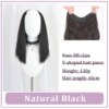 extension cheveux synthétiques en forme de V pour femmes