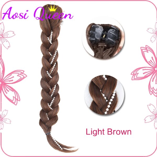 extension cheveux Synthétique Longue et Lisse