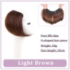 extension cheveux synthétiques en forme de V pour femmes