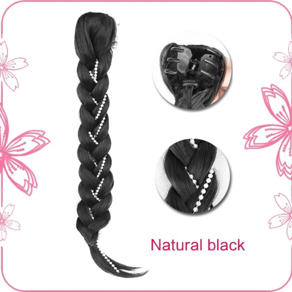 extension cheveux Synthétique Longue et Lisse