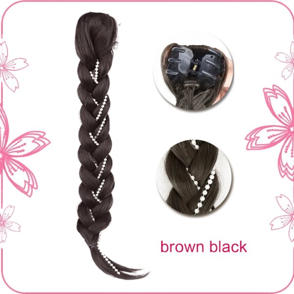 extension cheveux Synthétique Longue et Lisse