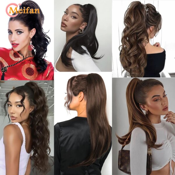 extension cheveux synthétique longue et ondulée Lolita