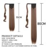 extension cheveux synthétiques bouclées, 22-32 pouces