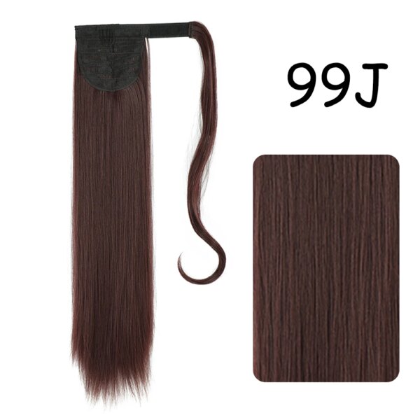 extension cheveux synthétiques bouclées, 22-32 pouces