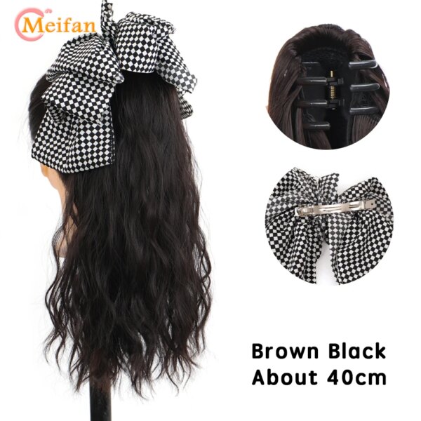 extension cheveux synthétique longue et ondulée Lolita