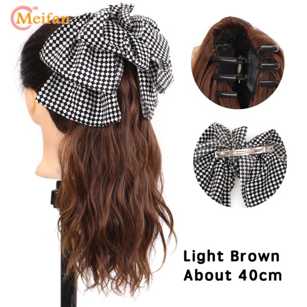 extension cheveux synthétique longue et ondulée Lolita