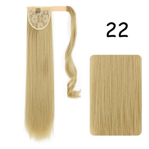 extension cheveux synthétiques bouclées, 22-32 pouces