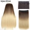 extension cheveux synthétiques invisibles, naturelles, ondulées