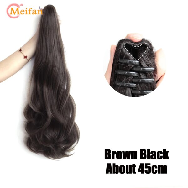 extension cheveux synthétique longue et ondulée Lolita