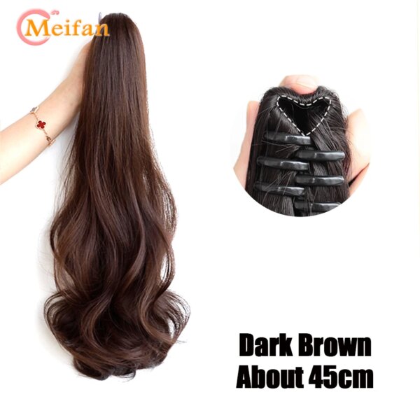 extension cheveux synthétique longue et ondulée Lolita