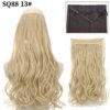 extension cheveux synthétiques invisibles, naturelles, ondulées