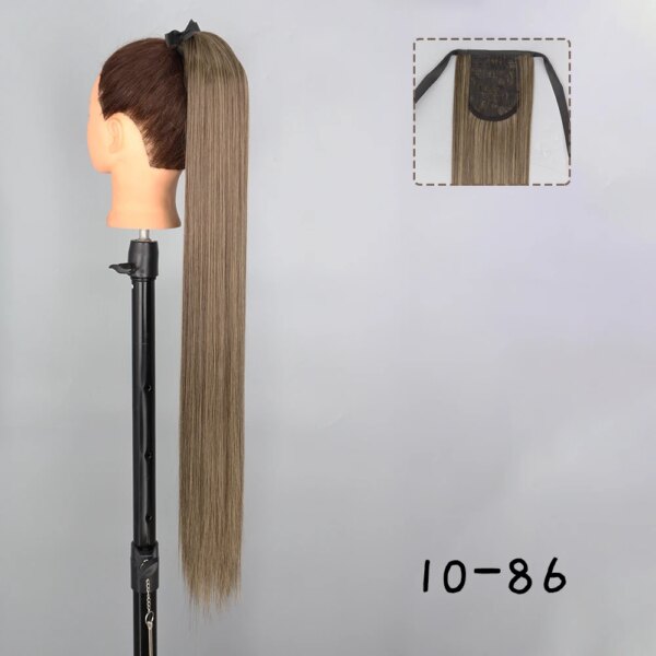 extension cheveux – queue de cheval synthétique longue bouclée