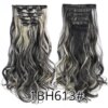 extension cheveux synthétique bouclée avec 16 Clips, Extension capillaire