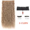 extension cheveux synthétiques lisses et longues