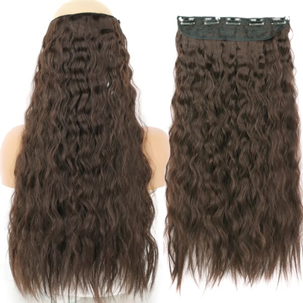 38217-beca4b.jpg extension cheveux synthétiques de 32 pouces, postiche en Fiber