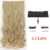 extension cheveux synthétiques lisses et longues