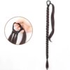 extension cheveux synthétique longue queue de cheval tressée 34 pouces pour femmes