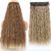 extension cheveux synthétiques de 32 pouces, postiche en Fiber