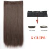 extension cheveux synthétiques lisses et longues