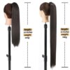 extension cheveux synthétiques à enrouler