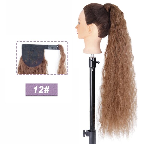 extension cheveux synthétiques à enrouler