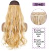 Extension cheveux synthétiques sans Clips, fil Invisible