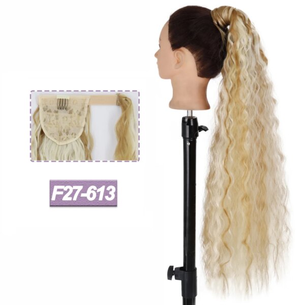 extension cheveux synthétiques à enrouler