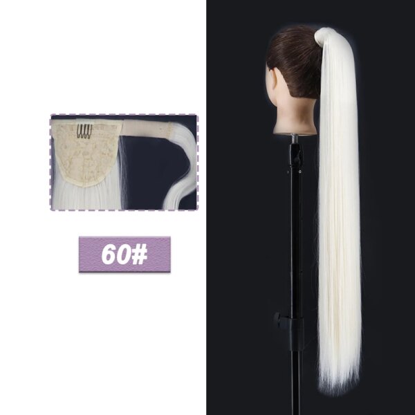 extension cheveux synthétiques à enrouler