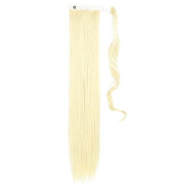 extension cheveux synthétiques longues et droites