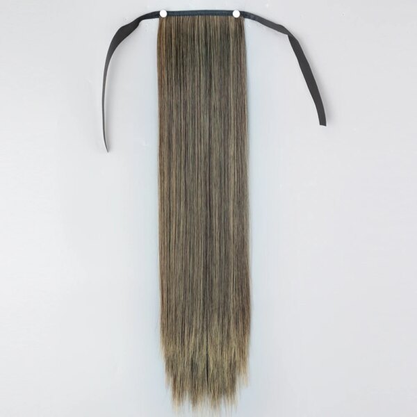 extension cheveux synthétiques longues et droites