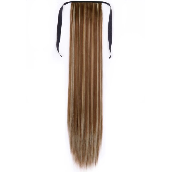 extension cheveux synthétiques longues et droites