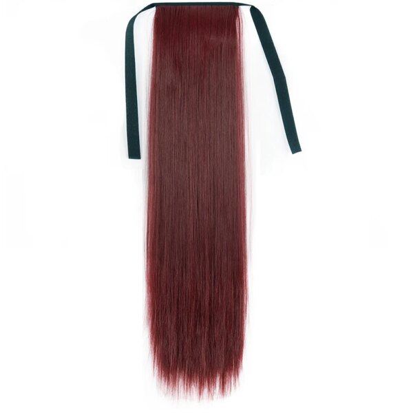 extension cheveux synthétiques longues et droites