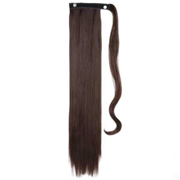 extension cheveux synthétiques longues et droites