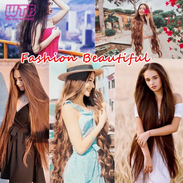 extension cheveux synthétiques à 5 clips