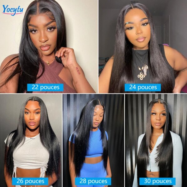 extension cheveux Humain YOCYTU 100% Straight Human