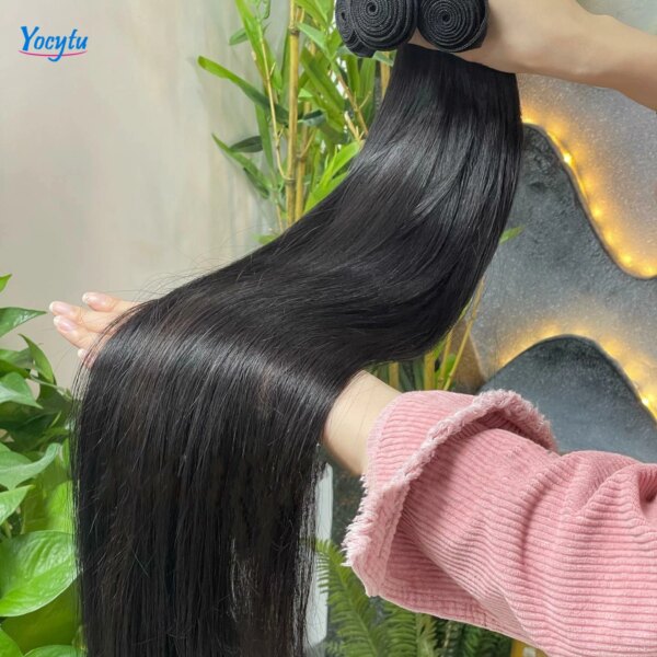 extension cheveux Humain YOCYTU 100% Straight Human