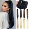 extension cheveux capillaire synthétique 24 pouces