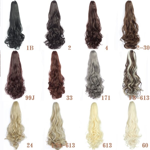 extension cheveux capillaire synthétique 24 pouces