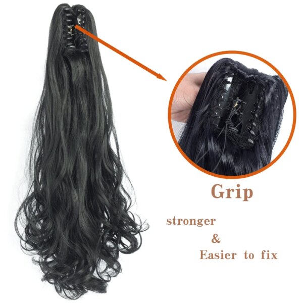 extension cheveux capillaire synthétique 24 pouces