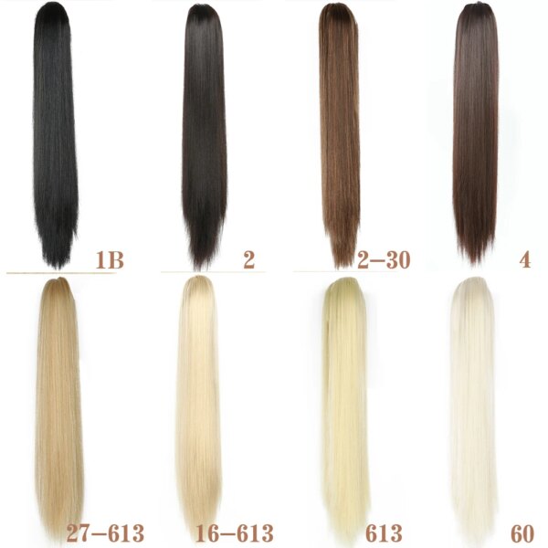 extension cheveux capillaire synthétique 24 pouces