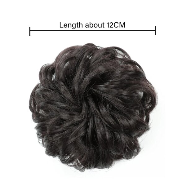 extension cheveux à Chignon, chouchous élastiques