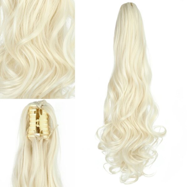 extension cheveux capillaire synthétique 24 pouces
