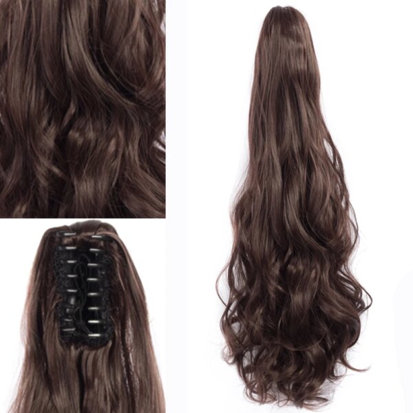 extension cheveux capillaire synthétique 24 pouces