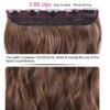 extension cheveux synthétiques à 5Clips