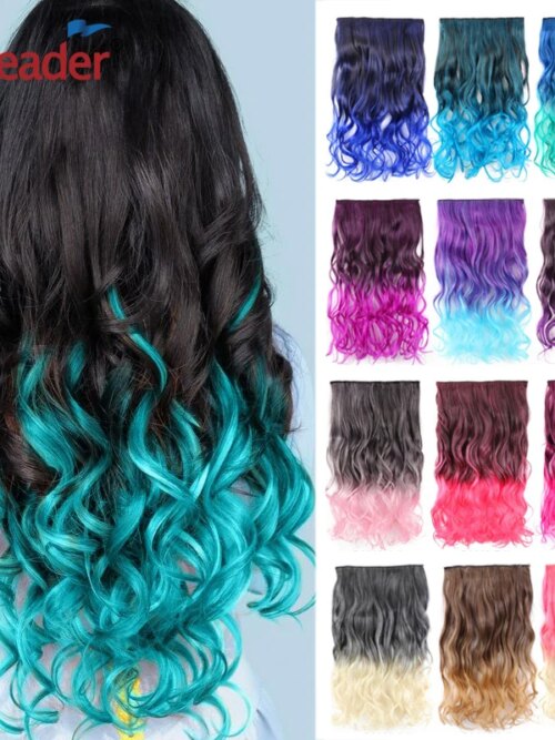 extension cheveux synthétiques à 5Clips