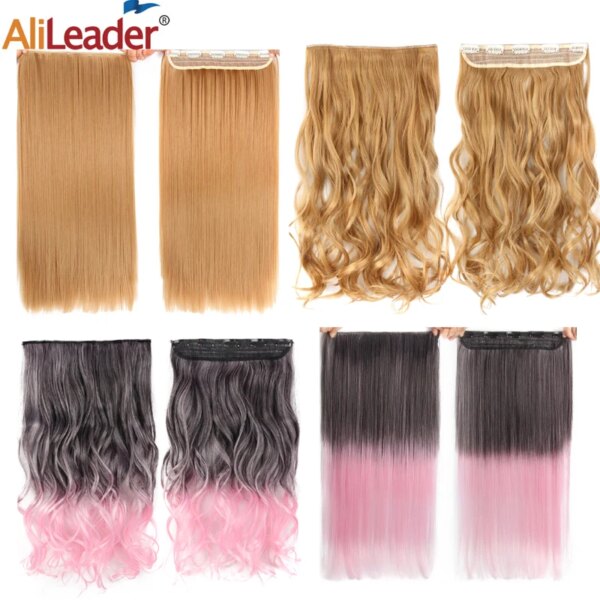 extension cheveux synthétiques à 5Clips