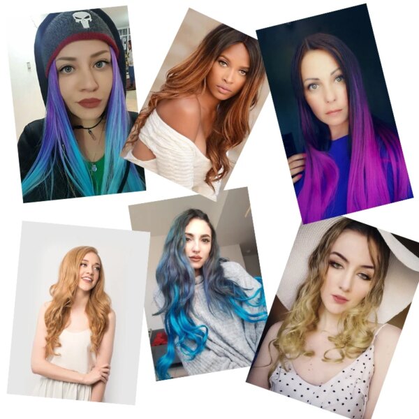 extension cheveux synthétiques à 5Clips