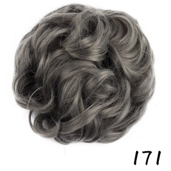 extension cheveux à Chignon, chouchous élastiques