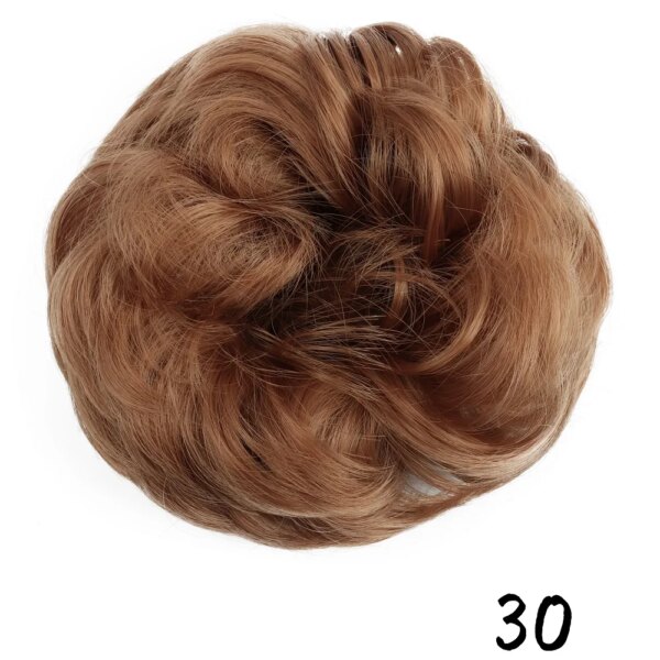 extension cheveux à Chignon, chouchous élastiques