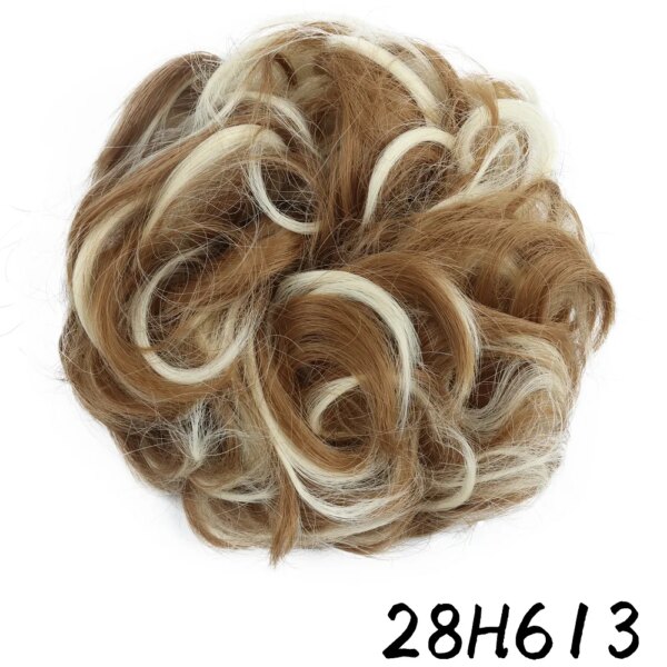 extension cheveux à Chignon, chouchous élastiques